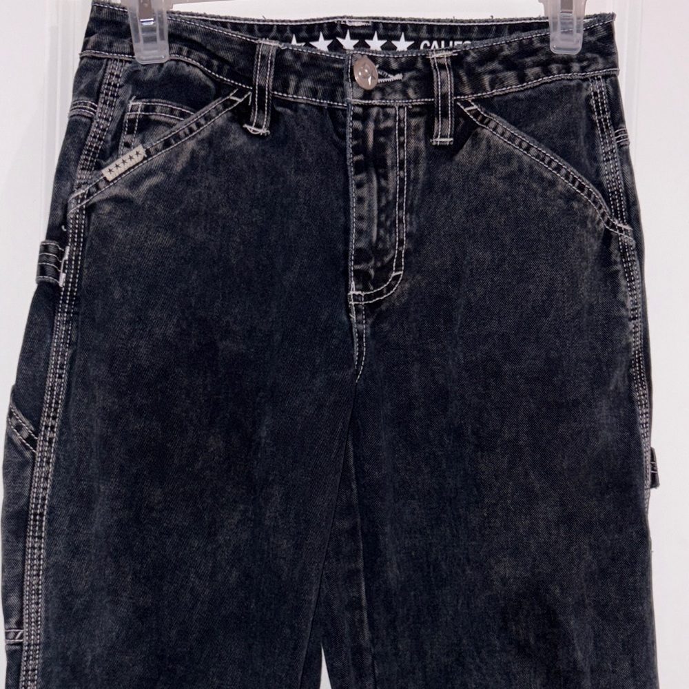 Dark Wash Denim Pants